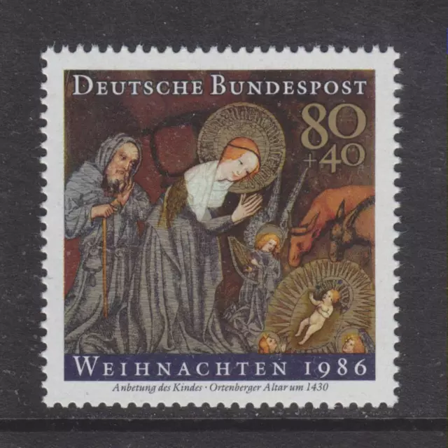 1986 West Germany Mnh Stamp Deutsche Bundespost Christmas  Sg 2149