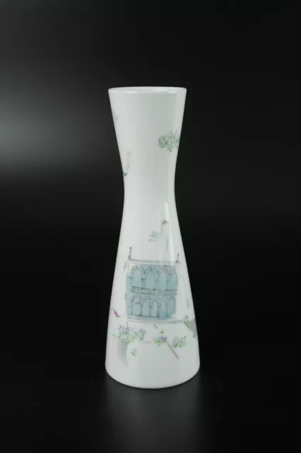 Rosenthal Porzellan Vase Dekor Juno um 1960 handbemalt
