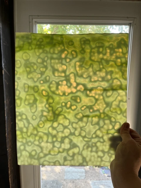 Old Uroboros Stained Glass Sheets-2 Piece Set