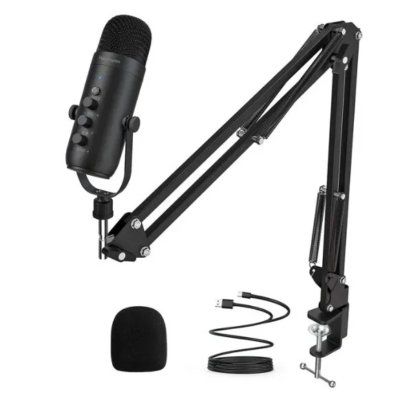 ZealSound K66S Pro USB Podcast Mikrofon Kit: Studioqualität, Plug & Play