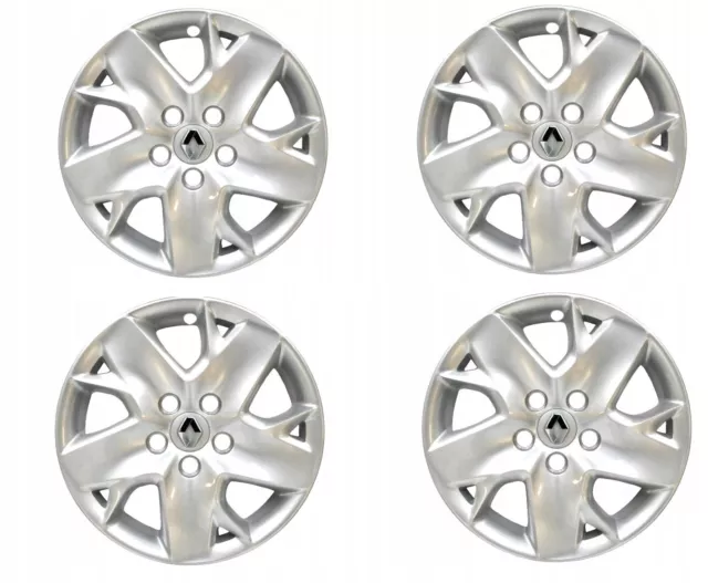 Set 4X Enjoliveur De Roue Original Renault Megane Iii Neuf 403151379R