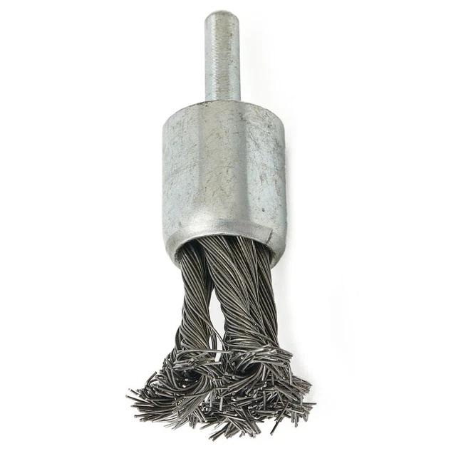End Brush Wire Knot 1/4 Inch Shank Abrasive CNC For Die Grinder Drill Remover