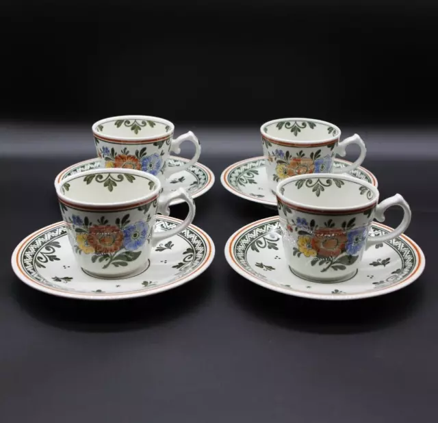 Villeroy & Boch V&B Alt Amsterdam - Kaffeetasse & Untertasse * 4er Set *