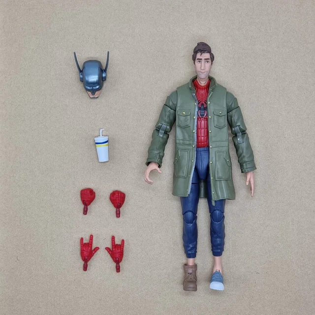 HASBRO MARVEL LEGENDS Into The Spider-Verse Spider-Man Peter B Parker ...