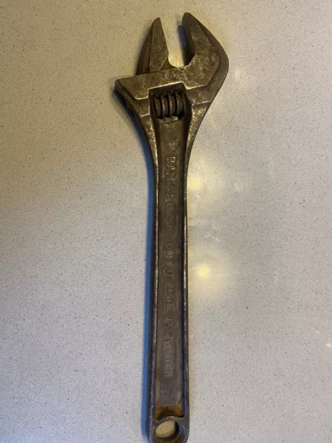 BAHCO Adjustable Spanner Wrench 300mm 12in High Torque Made in Sweden