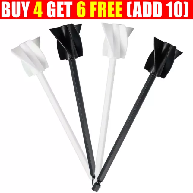 1Pc Epoxy Mixer Attachment for Drill Reusable Paint Resin Mixer Paddle UK