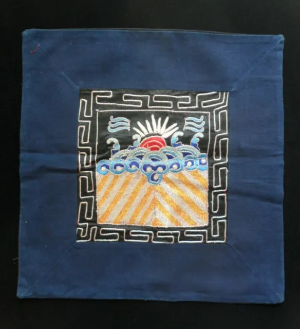 Chinese old hand embroidery pillow cover