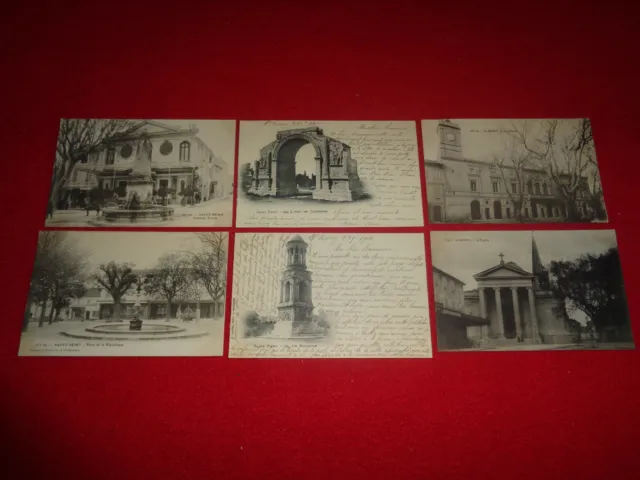 Lot Of 6 Antique Cpa / Saint-Remy 13 / 1900-1910 / Animees