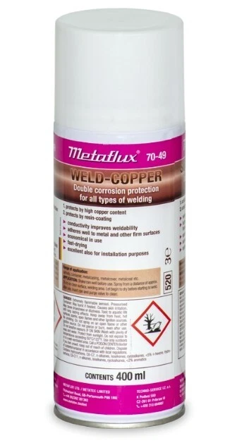 Meta Flous METAFLUX WELD-COPPER SPRAY 70-49 £14.00 - PicClick UK