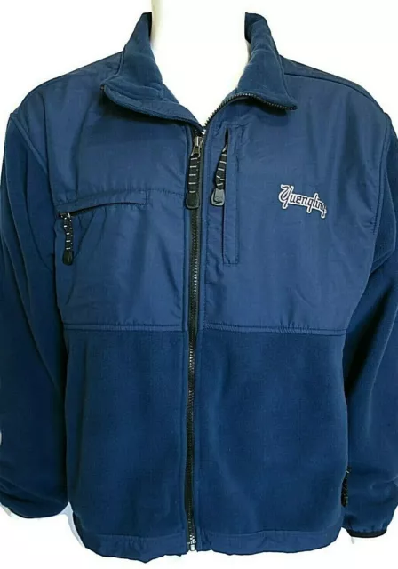 Yuengling by Colorado Timberline Blue Full-Zip 1/2-Fleece Jacket size Large