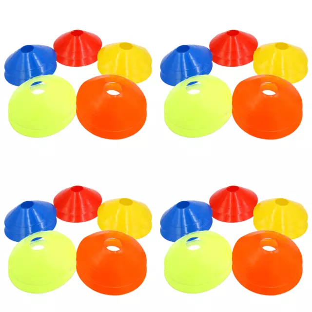 10Pcs Football Disc Cones with Circular Holes for Football Hockey (10Pcs)