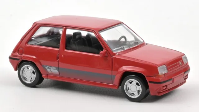 Miniature voiture auto 1:43 Norev Renault Supercinq Gt Turbo Phase II 1988 Red