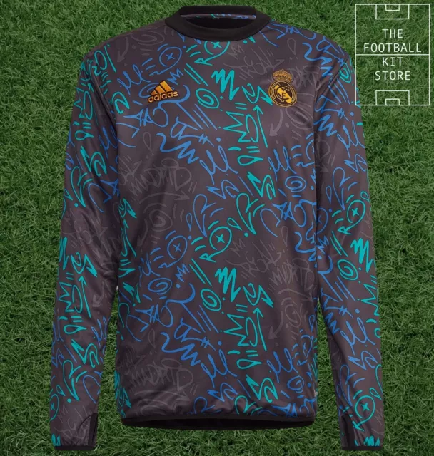 adidas Real Madrid Pre Match Warm Top Mens - Training Sweater / Sweat Top - 3XL