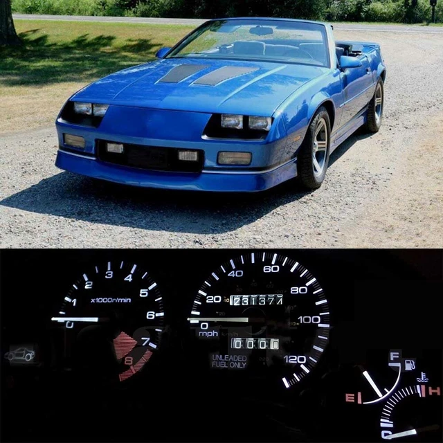 GAUGE CLUSTER INSTRUMENT LED Dashboard Bulbs White For Chevy Camaro