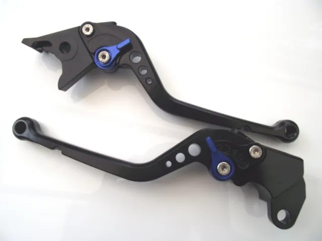 Honda PCX125 (2014), CNC levers set long black & blue adjusters, F25/PC12