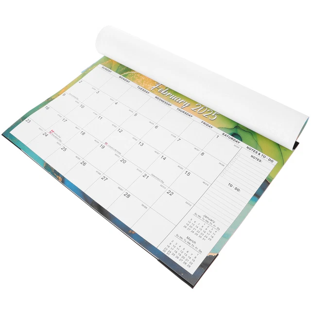 Mini Calendar 2026, 6'' X 9'' Small Calendar Runs From January 2026 Unitl June 2027, Little Notepad Calendar For Wall, Desk, Bulletin Board Or Fridge - View #6