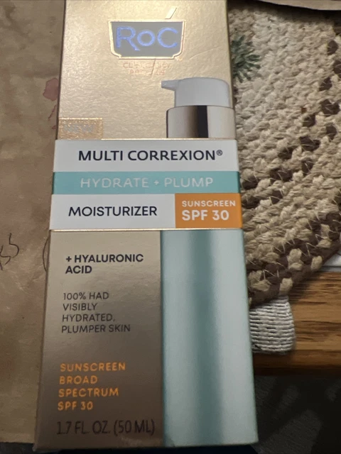 RoC Multi Correxion Hydrate + Plump Moisturizer SPF 30, 1.7oz, exp. 08/23 - NEW