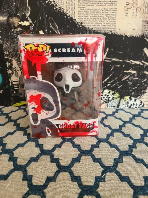 figurine Pop Movies: Scream Ghost Face #51 w/Blood Splatter Bloody Protector