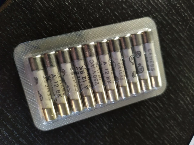 10x Fusible verre rapide 6 x 30 mm 250V  Lot 10 Pcs valeur au choix 1 A à 10 Amp 4