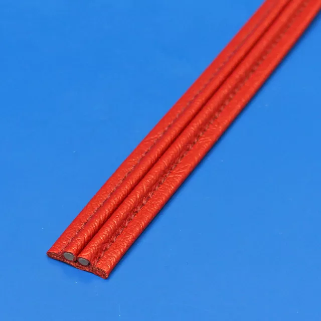 Hidem banding - 16mm leathercloth - Red