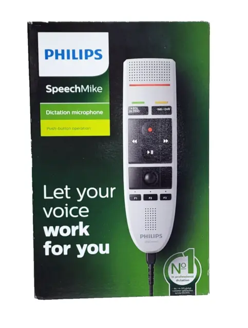 Philips SpeechMike III Pro PC-Dictation Microphone (LFH3200)