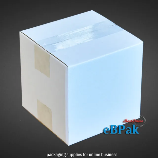 25x Mailing Box 200 x 200 x 200mm Regular Slotted Shipping Carton Cube Square 2