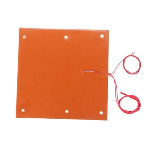 Tapis chauffant en silicone haute performance pour lit d'imprimante étanche 400
