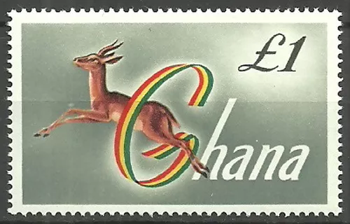 Ghana - Freimarke Nationale Symbole postfrisch 1961 Mi. 97