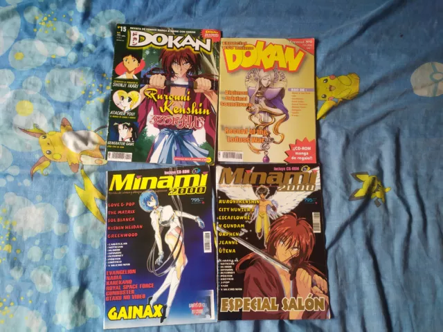 Lote De 4 Revistas Manga Dokan Y Minami 2000