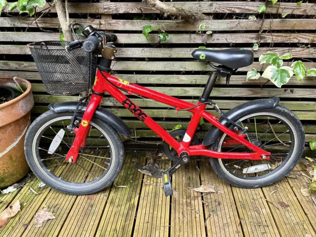 USED FROG 48 Lightweight Kids Bike With Basket 120.00 PicClick UK