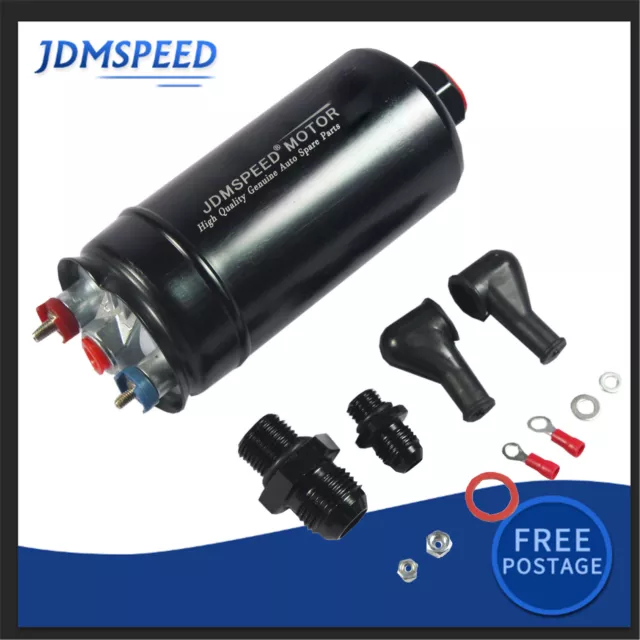 NEW Inline External High Flow Pressure Fuel Pump 044 Style 8AN Outlet 380lph