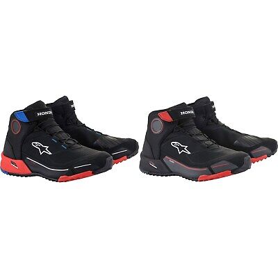 8 Chaussures de Moto Étanche Sneaker Rouge-Noir Alpinestars Alpinestars Cr-X Drystar Gr 