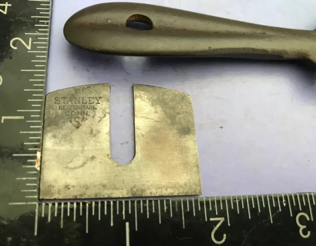 Stanley Spoke Shave Curved Sole New Briton cutter - Vintage Old Tool 🇺🇸 2