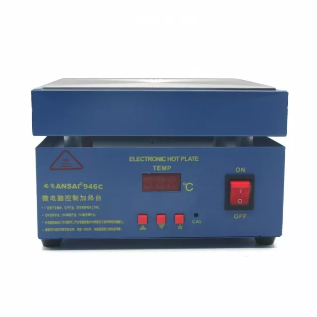 946C Electronic Hot Plate Preheating Station for PCB SMD Heating Work 800W 220V