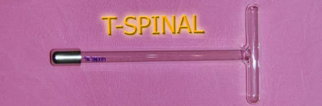 T-SPINAL ELECTRODE HIGH FREQUENCY VIOLET RAY DARSONVAL Crown SKIN CARE 12MM