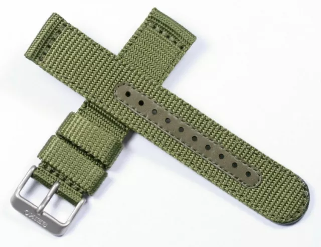 SEIKO 20MM TOUGH Woven Nylon Watch Strap For Kinetic Ska725 5M82-0Aw0  £ - PicClick UK