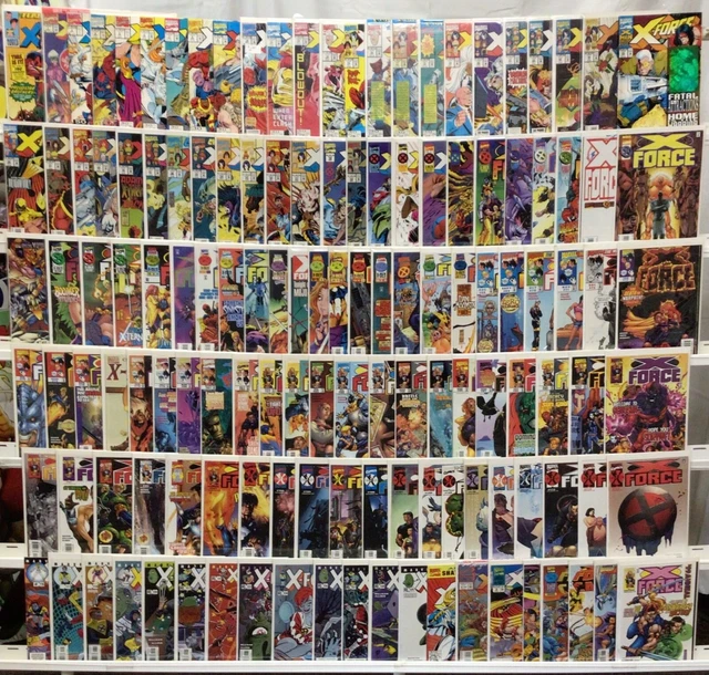 X-Force Run Lot 1-129 Plus Annual 1-3, ‘95-‘99, Missing 2,11,125 VF Marvel Comic