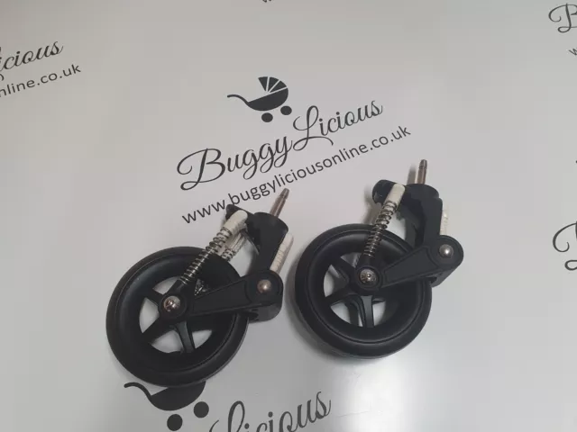 PAIR BUGABOO CAMELEON 3 COMPLETE FRONT WHEELS New Tyres