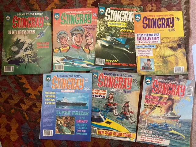 Thunderbirds The Comic Collection, Stingray & Captain Scarlet Bundle Lot 2