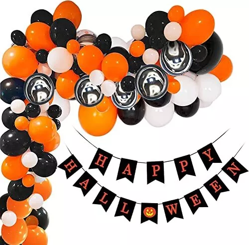 TRIXES Kit arco per palloncini di Halloween – Decorazioni per feste – Pallonc...