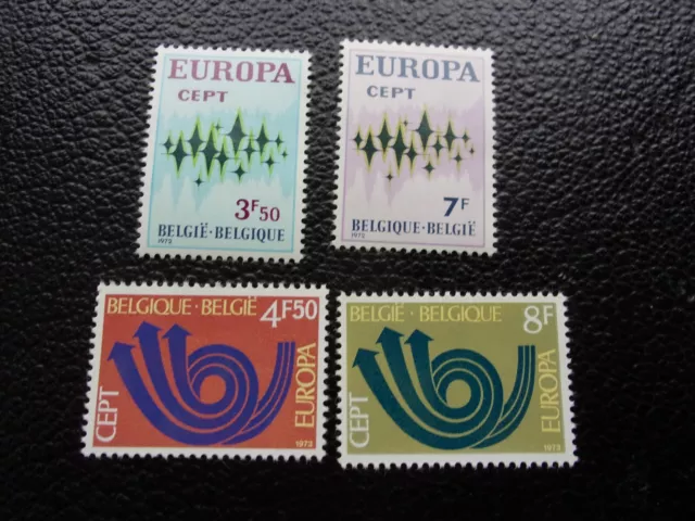 Belgien - Briefmarke Yvert / Tellier N° 1623 1624 1661 1662 N MNH (CYN42)