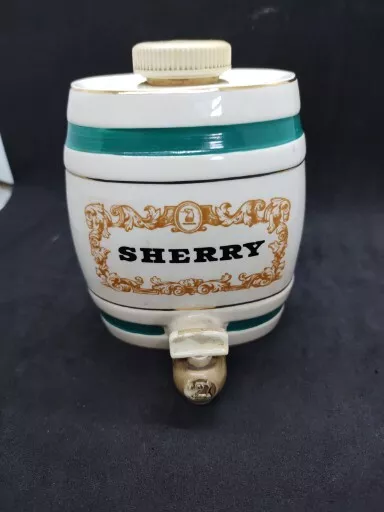 Vintage Wade Royal Victoria Pottery Sherry Barrel Decanter W&A Gilbey Limited