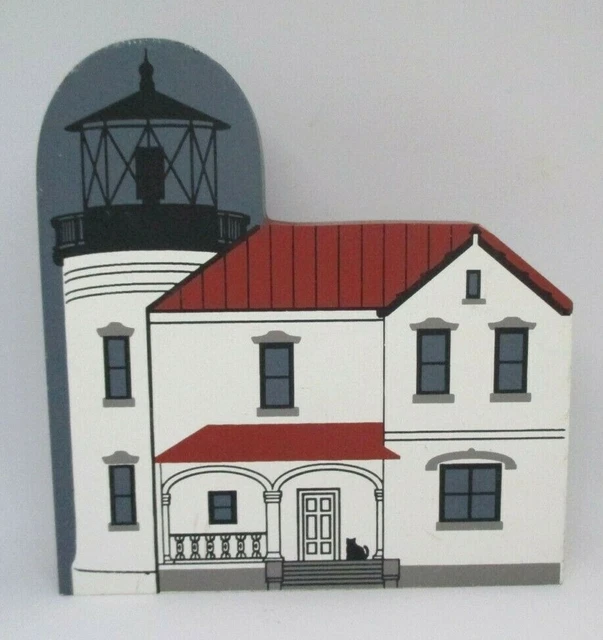 ADMIRALTY HEAD LIGHTHOUSE Cat's Meow Lighthouse Series Wooden Shelf Sitter 1990