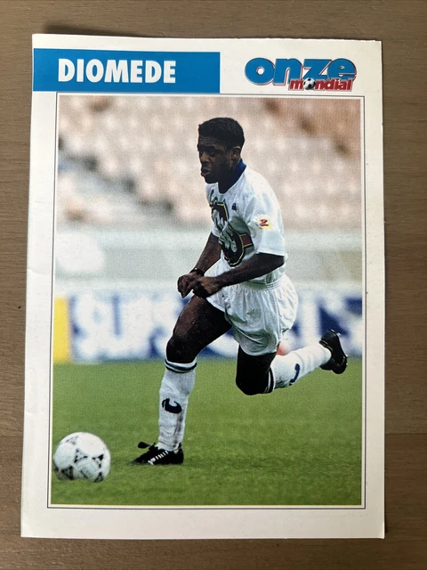 Carte Collection BASILE BOLI - AJ Auxerre 1989 - ONZE MONDIAL
