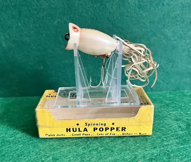 VINTAGE NEW OLD Stock Fred Arbogast Fly Rod Hula Popper Fishing Lure $14.99  - PicClick