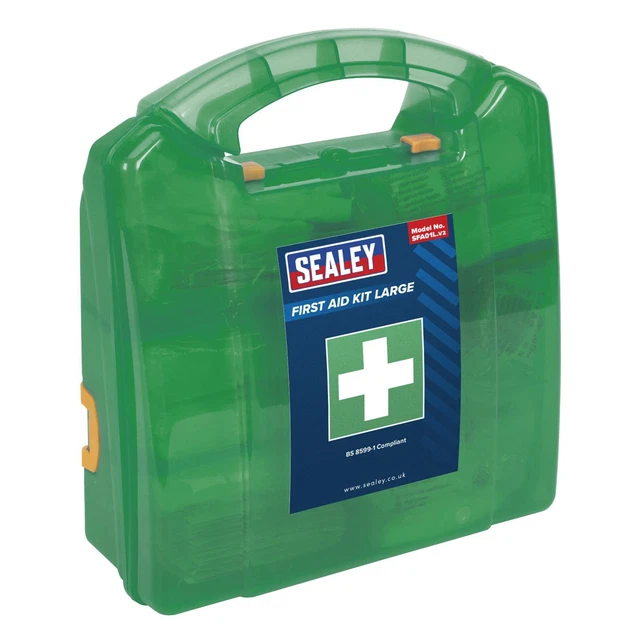 Sealey First Aid Kit Large - Bs 8599-1 Compliant First Aid Kits Safety Products