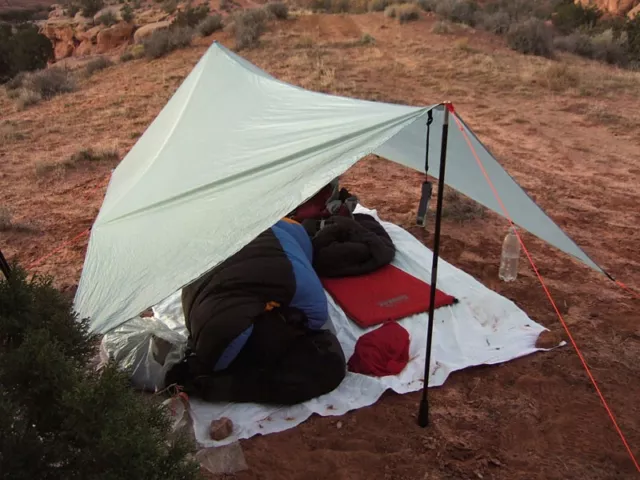 54 x 90 in. Soft Tyvek Ground Cloth Tent Footprint (fabric style) NO PRINT
