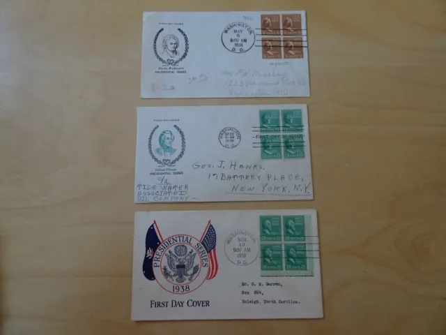 USA of 410/441 7 Four Block FDC (11795)