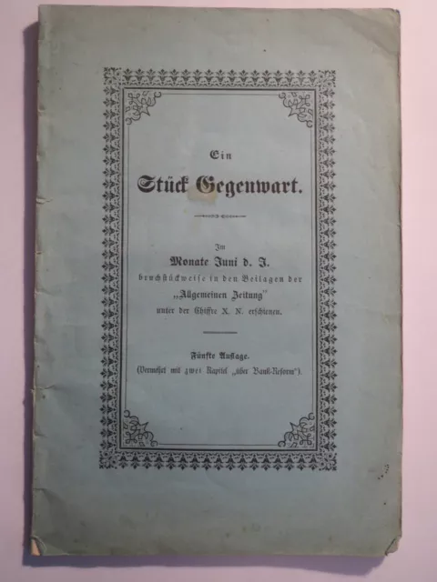 Ein Stück Gegenwart - Wien - Juni 1851 - Allgemeine Zeitung
