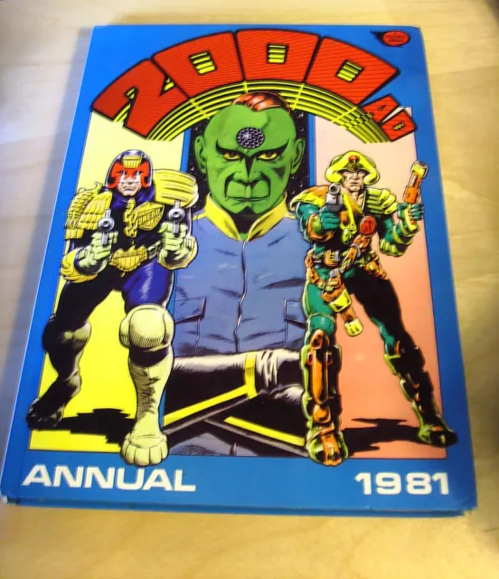 Fleetway 2Oooad Annual 1981 Gc Nice Art